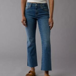 American Eagle Next Level High Rise Kick Boot Crop